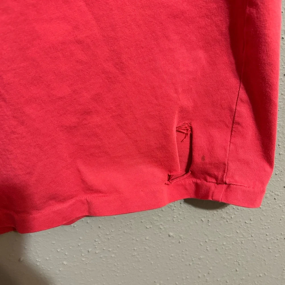 Polo by Ralph Lauren Men's Vibrant Red Tee. Size medium (Read description)